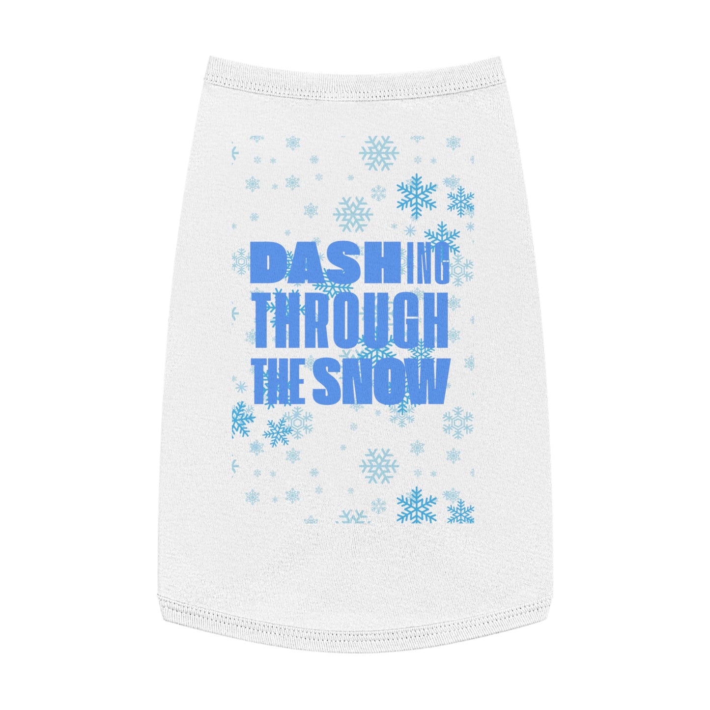 Dashing Through The Snow Pet Tank Top