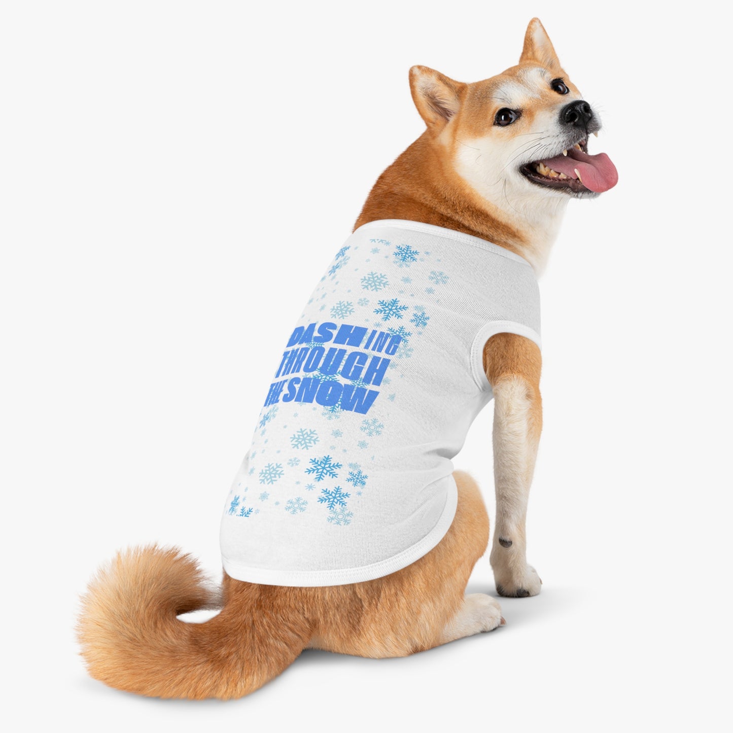 Dashing Through The Snow Pet Tank Top