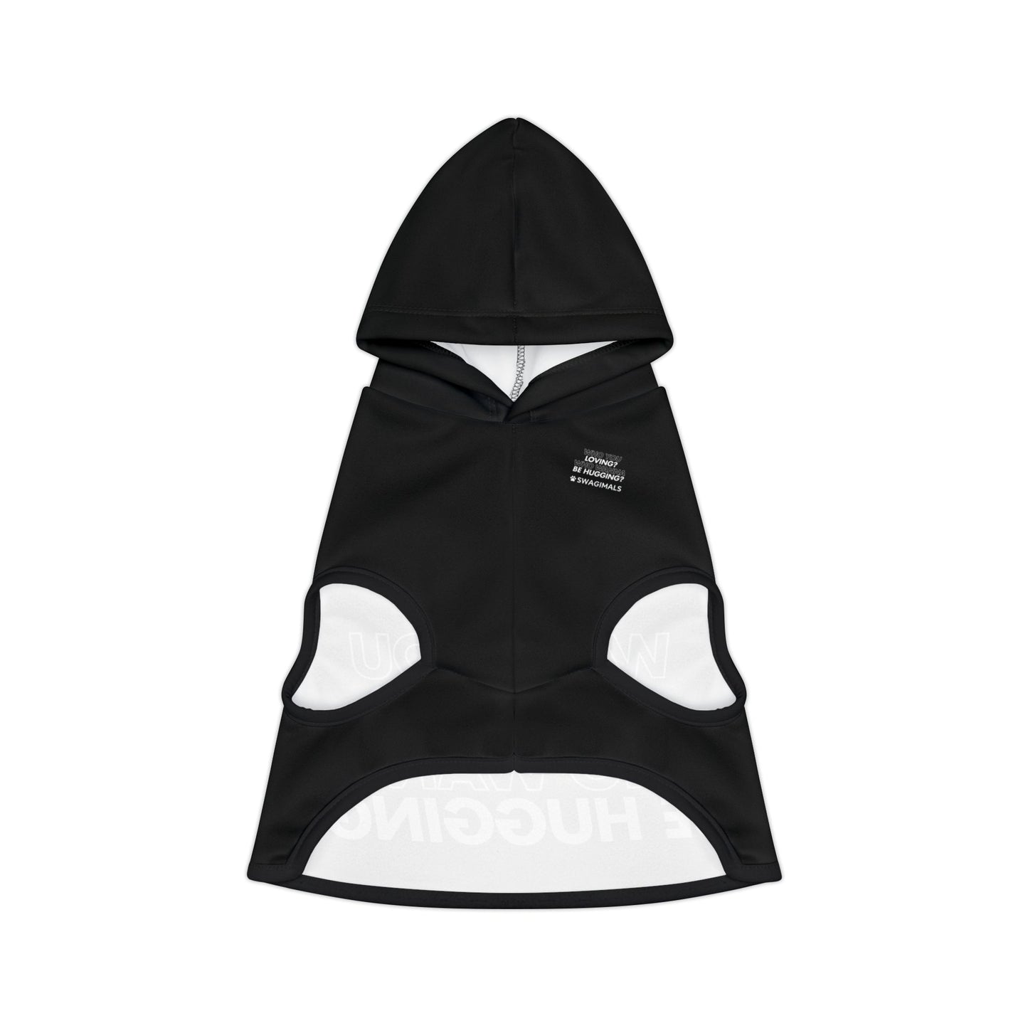 Who You Loving Black Pet Hoodie