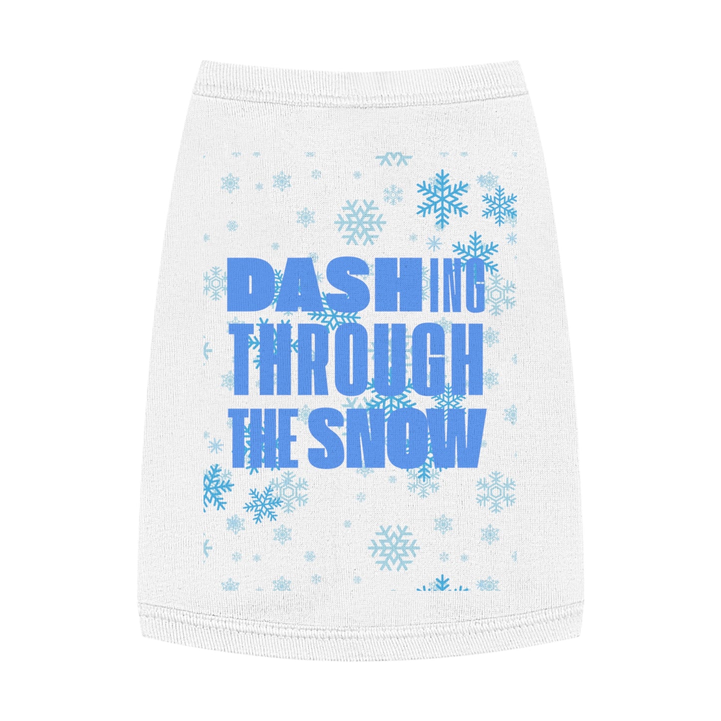 Dashing Through The Snow Pet Tank Top