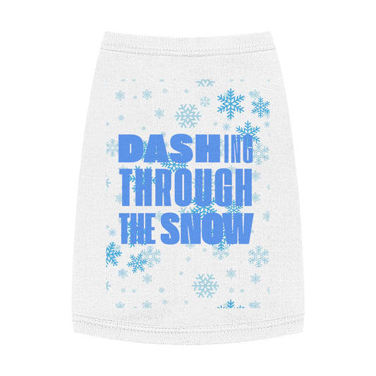 Dashing Through The Snow Pet Tank Top