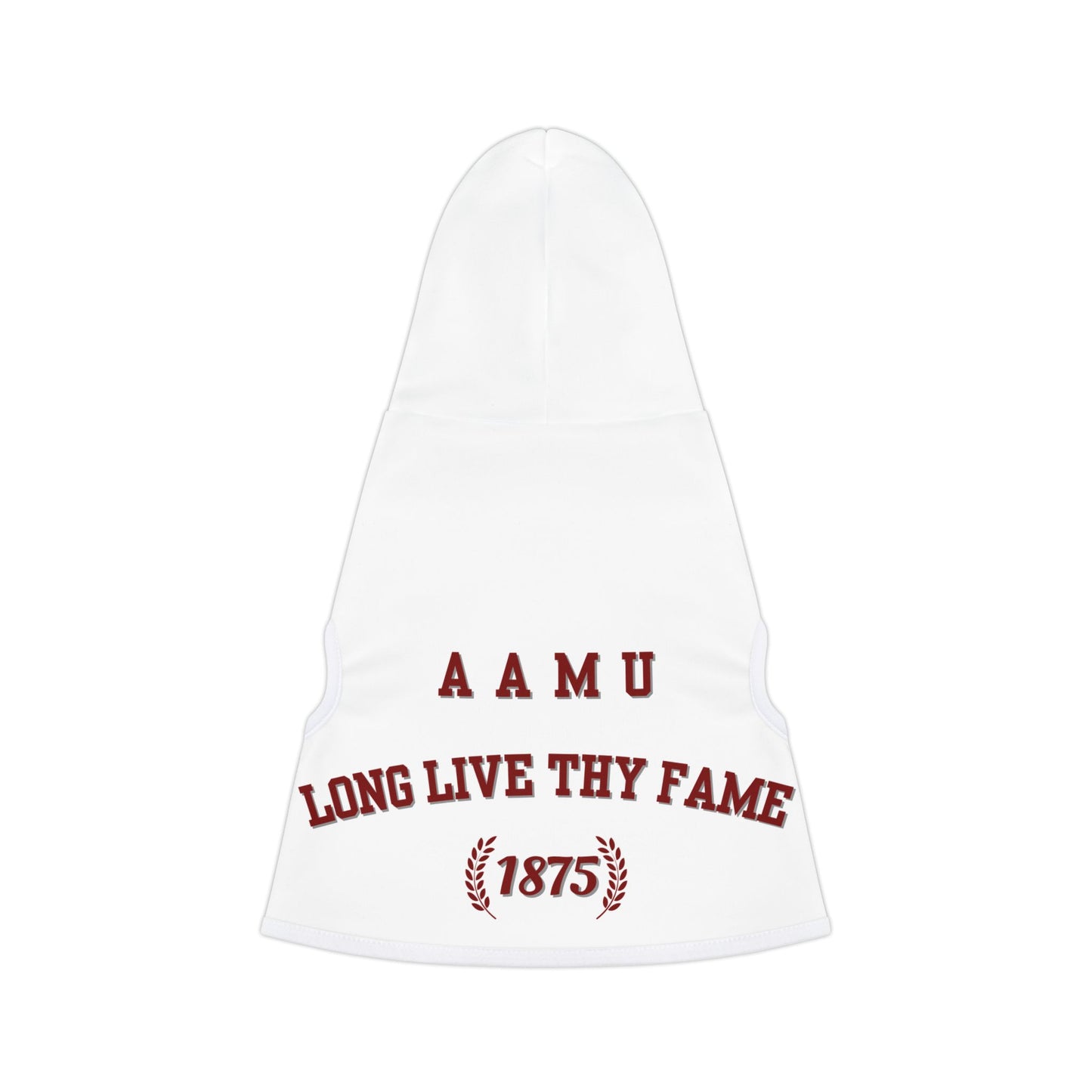 Alabama A & M Uuniversity Pet Hoodie