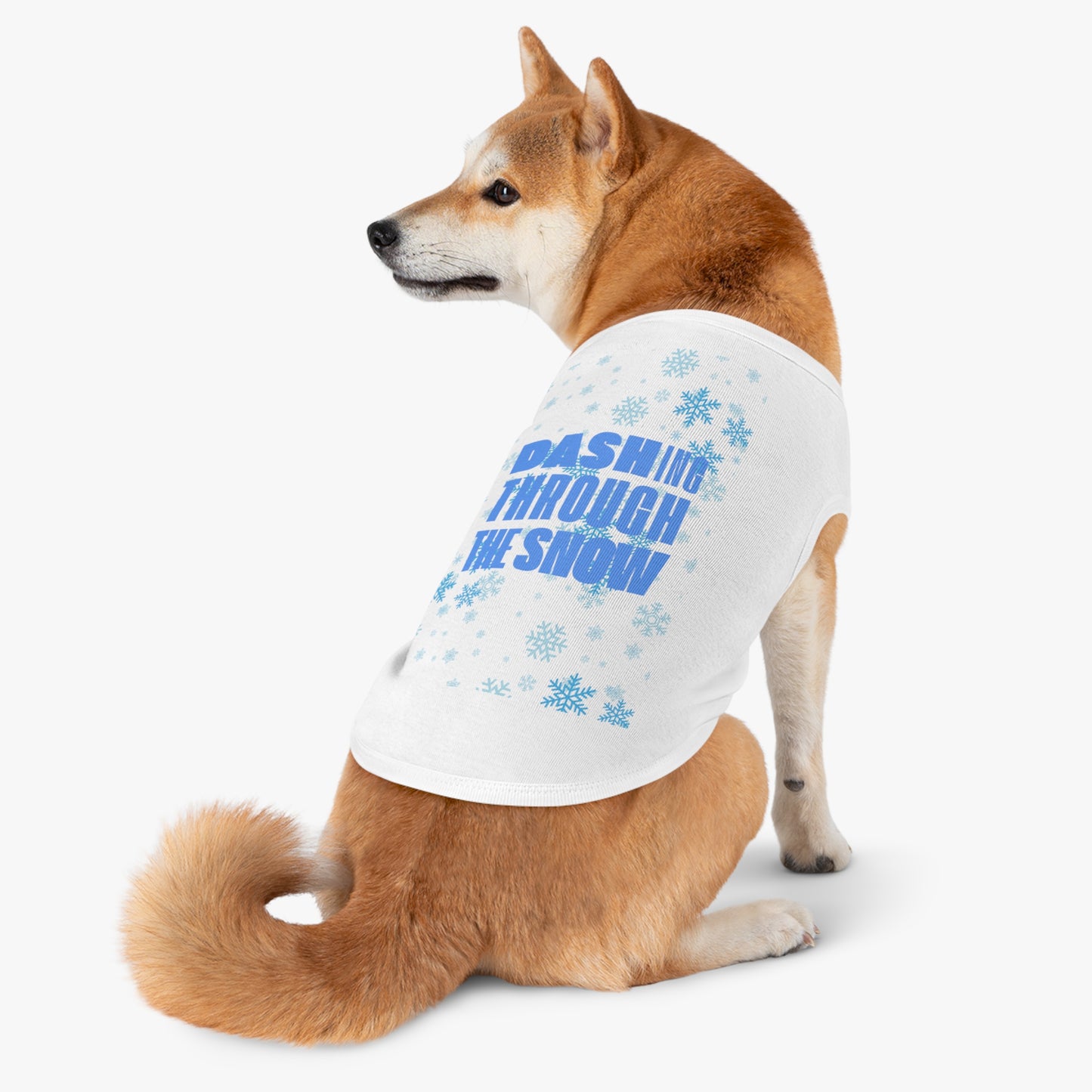 Dashing Through The Snow Pet Tank Top