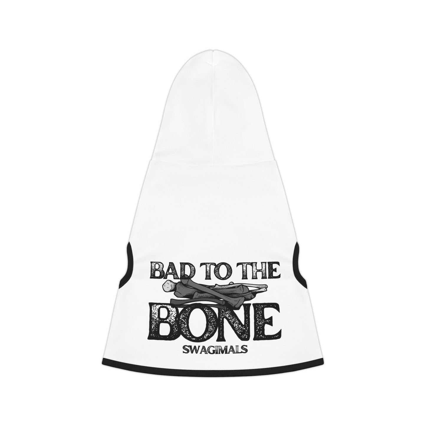 Bad To The Bone Dog Hoodie