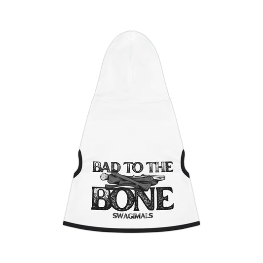 Bad To The Bone Dog Hoodie