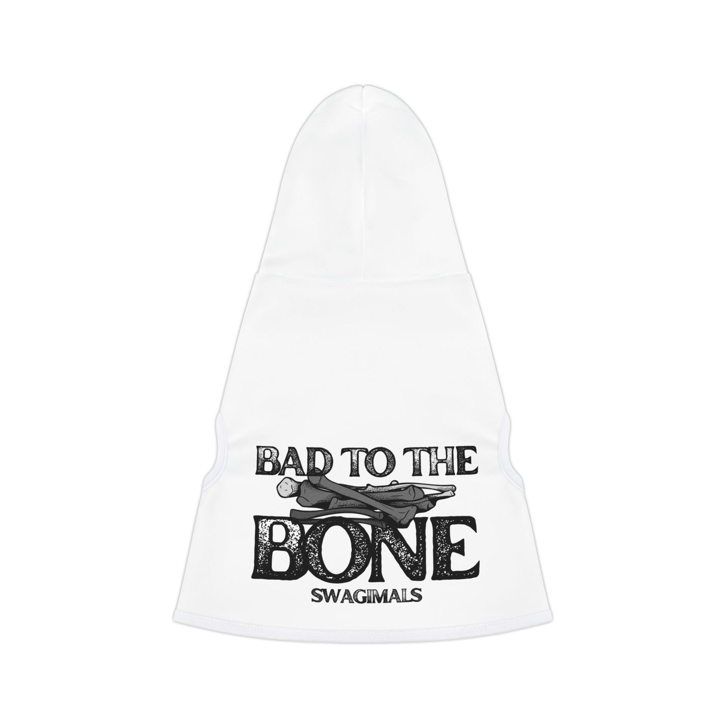 Bad To The Bone Dog Hoodie