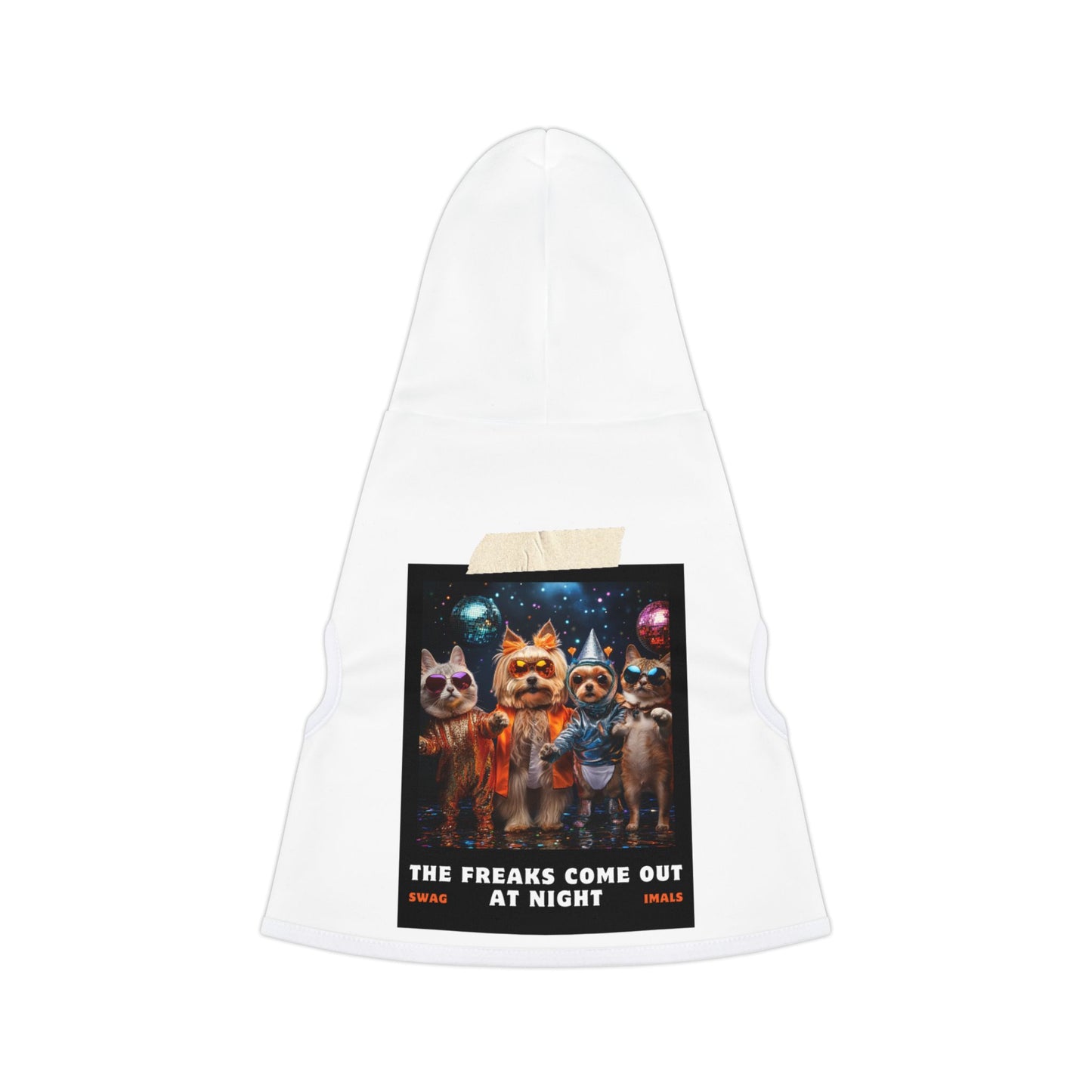 The Freaks Come Out At Night Pet Hoodie